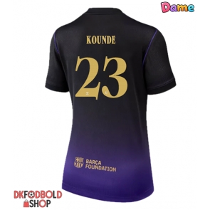 Barcelona Jules Kounde #23 Udebanetrøje Dame 2026-27 Kort ærmer Barcelona Jules Kounde #23 Udebanetrøje Dame 2026-27 Kort ærmer